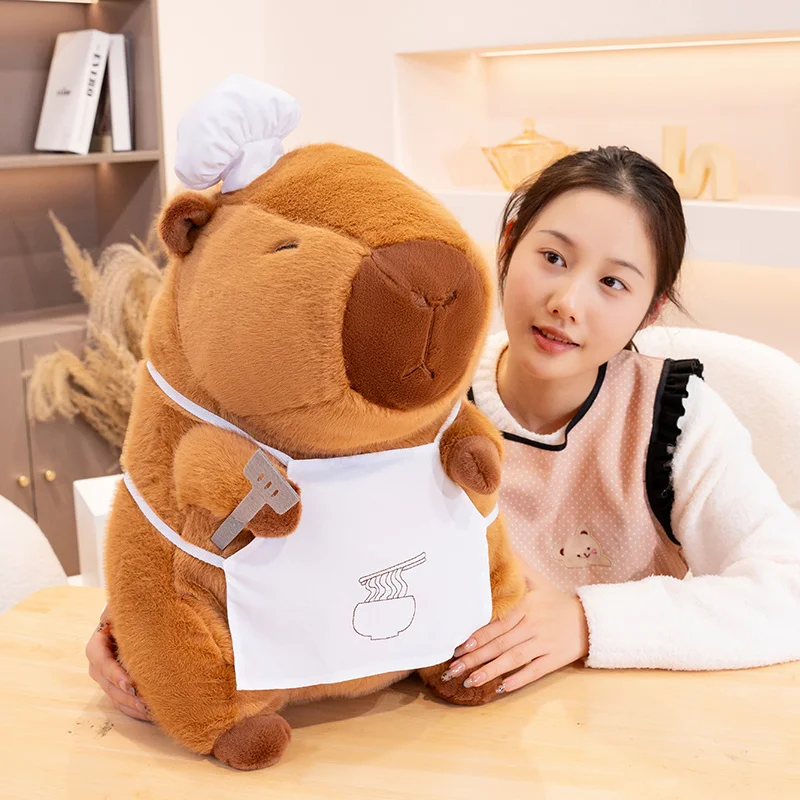 Big Chef Capybara Plush