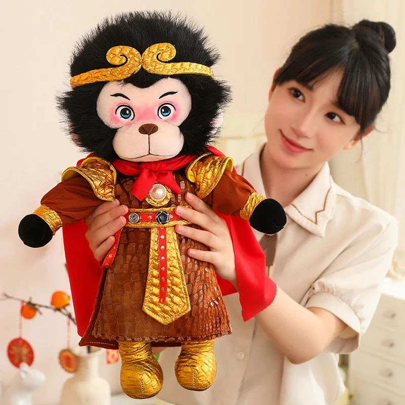 Red Staff Chinese Monkey King Plush