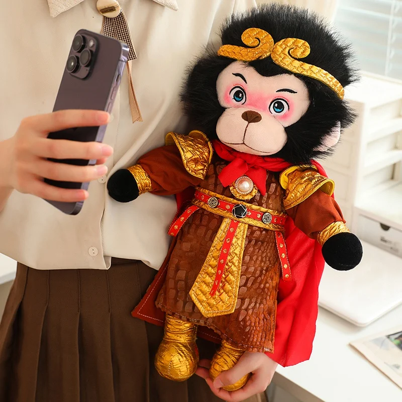 Red Staff Chinese Monkey King Plush