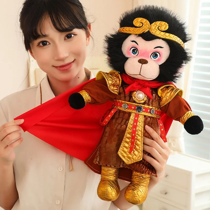 Red Staff Chinese Monkey King Plush