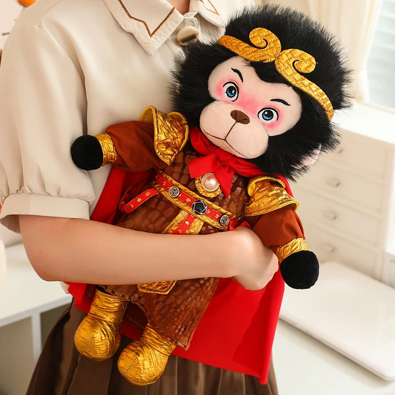 Red Staff Chinese Monkey King Plush
