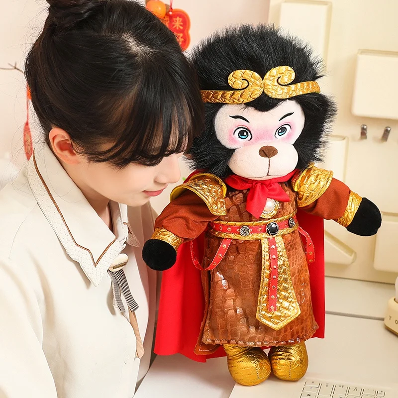 Red Staff Chinese Monkey King Plush