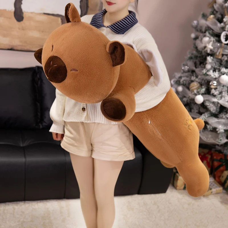 Jumbo Winged Capybara Pillow Plush