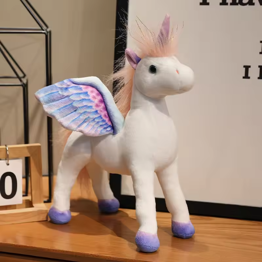 Blue Wings Unicorn Plush