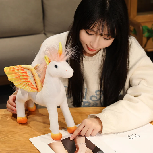 Yellow Wings Unicorn Plush