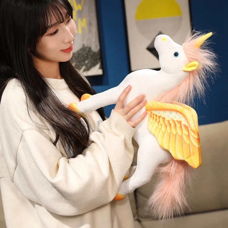 Yellow Wings Unicorn Plush