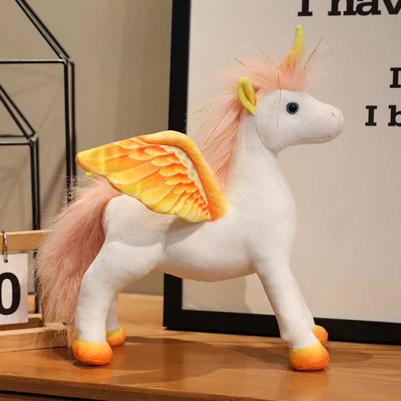 Yellow Wings Unicorn Plush