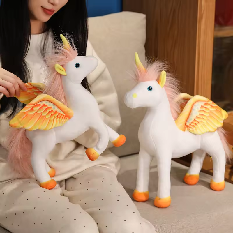 Yellow Wings Unicorn Plush