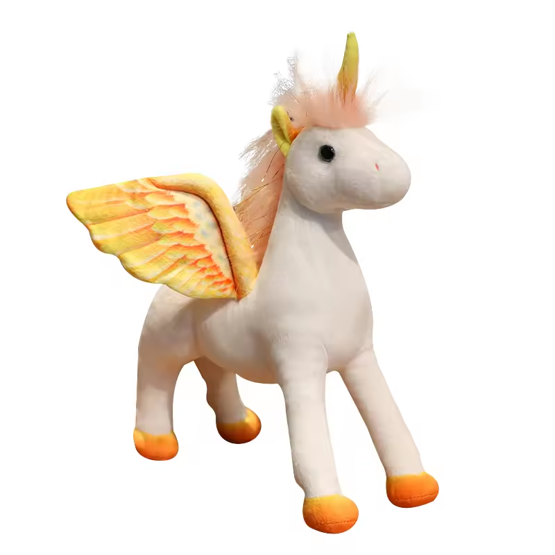 Yellow Wings Unicorn Plush