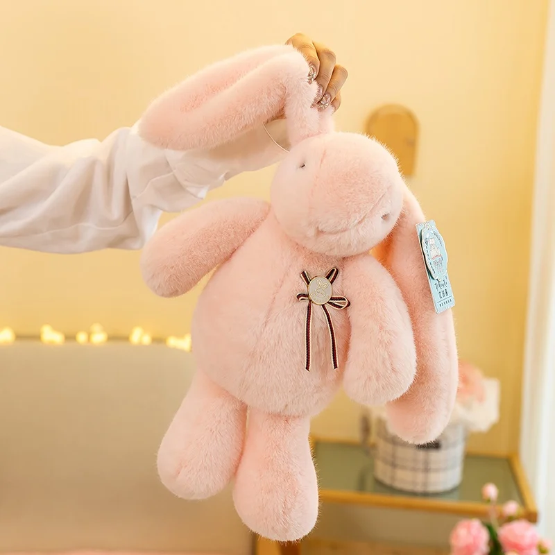 Long Ears Pink Rabbit Plush