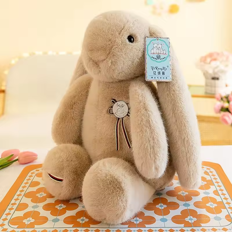 Long Ears Brown Rabbit Plush
