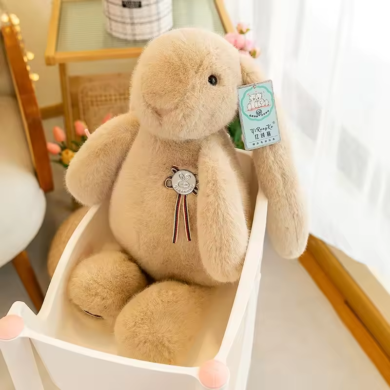 Long Ears Brown Rabbit Plush