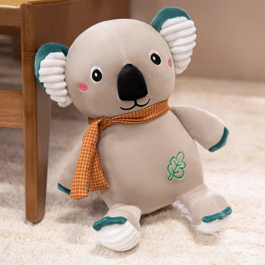 Orange Scarf Koala Plush