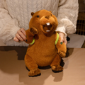 Turtle Back Fluffy Marmot Plush