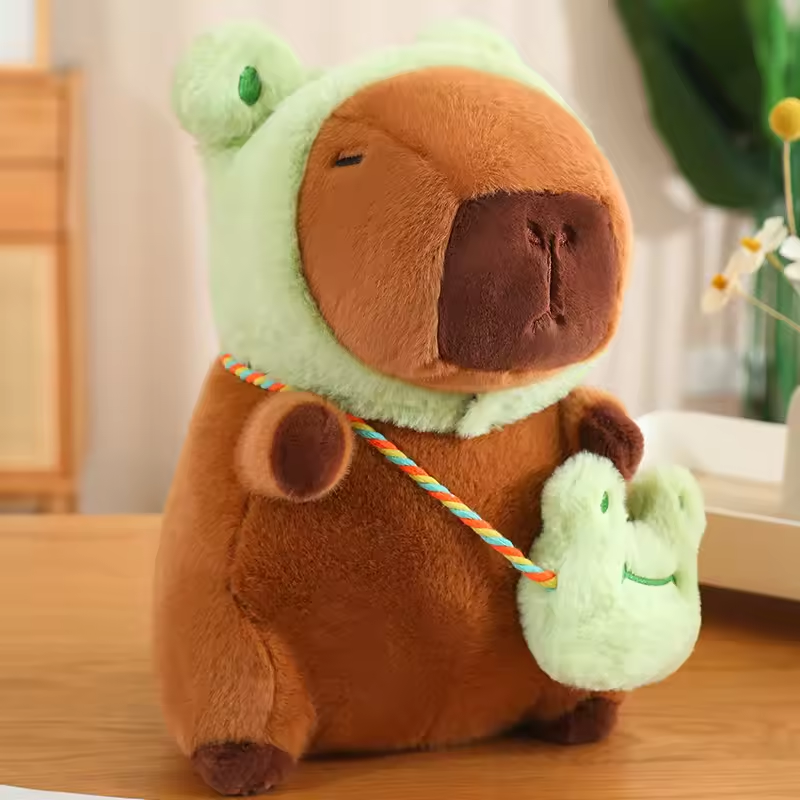 Frog Headband & Bag Capybara Plush