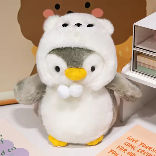Teddy Bear Headband Penguin Plush