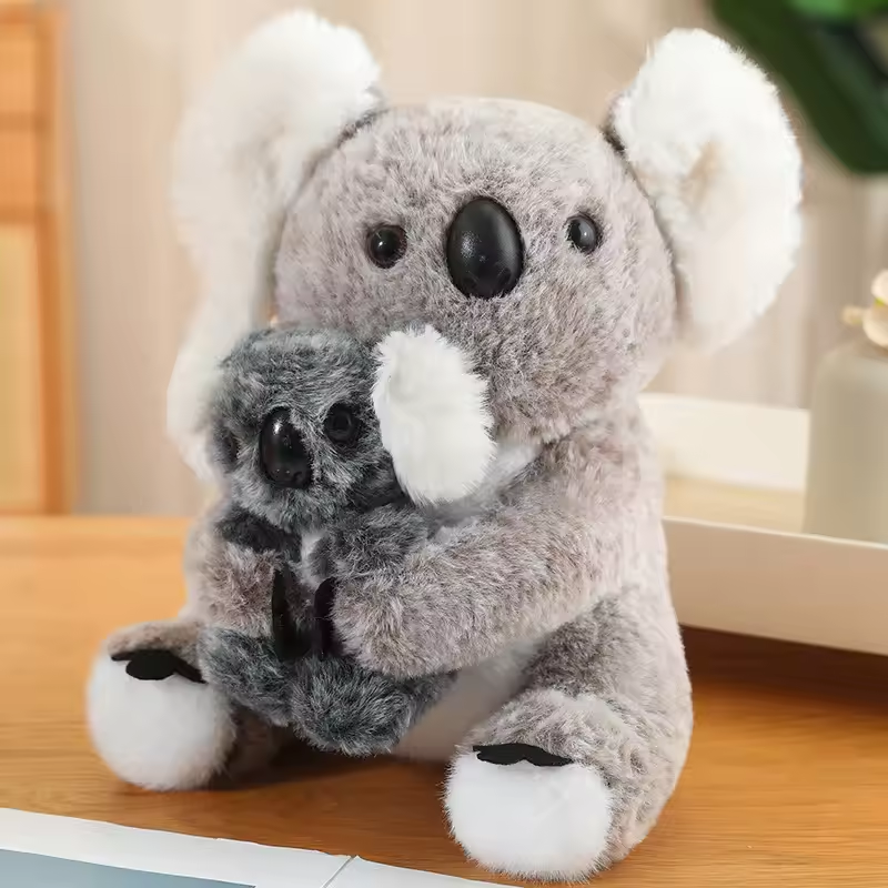 Adorable Mother & Baby Koala Plush