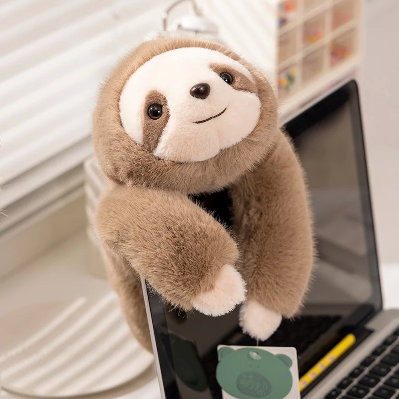 Fluffy Long Weighted Arms Sloth Plush