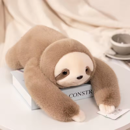 Fluffy Long Weighted Arms Sloth Plush