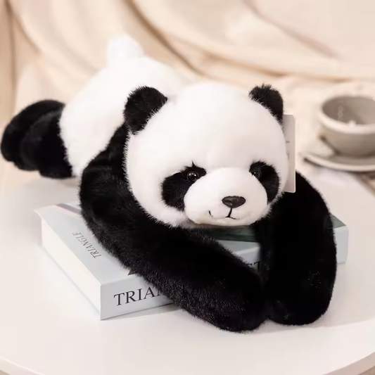 Fluffy Long Weighted Arms Panda Plush