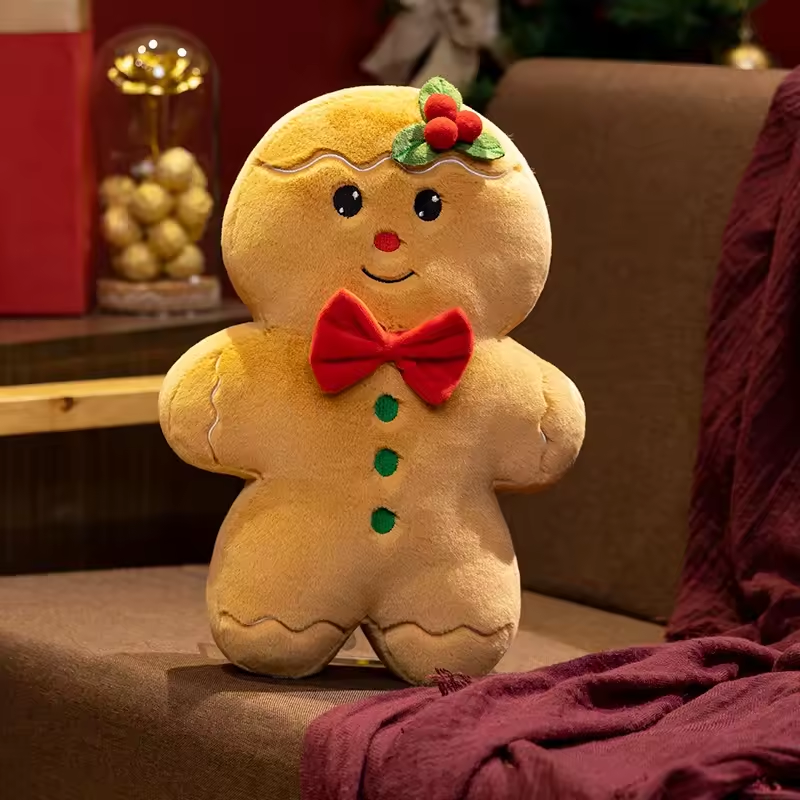 Adorable Gingerbread Man Plush