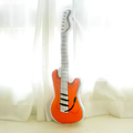 Orange Electric Guitar Pillow Plush