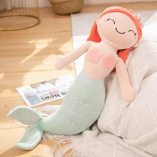 Big Green Wavy Mermaid Plush