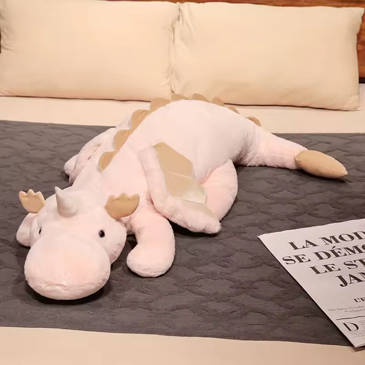 Big Pink Unicorn Dragon Plush