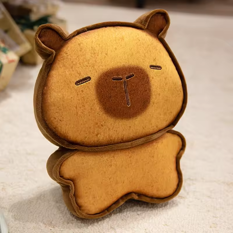 Brown Butter Biscuit Happy Capybara Plush