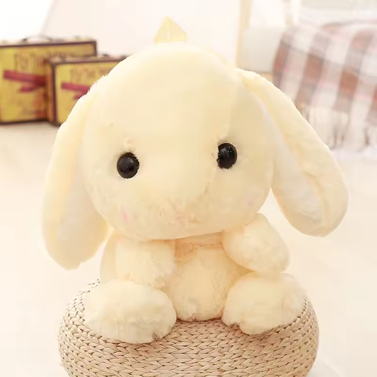 Super Fluffy Yellow Bunny Backpack