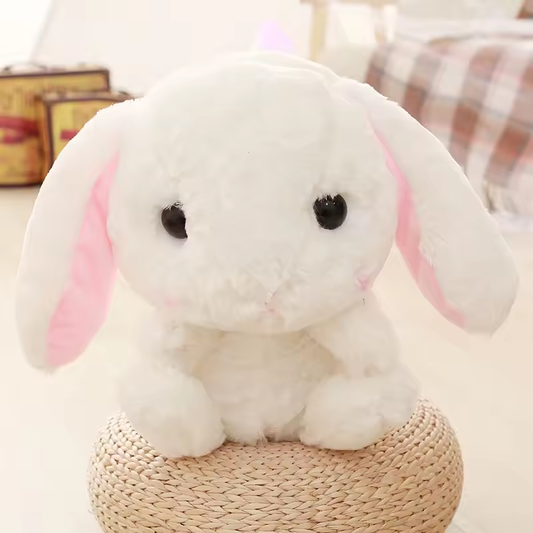 Super Fluffy White Bunny Backpack