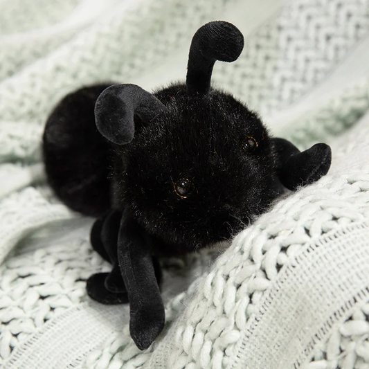 Black Fuzzy Ant Plush Toy