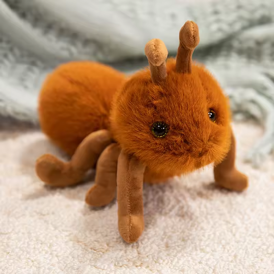Brown Fuzzy Ant Plush Toy