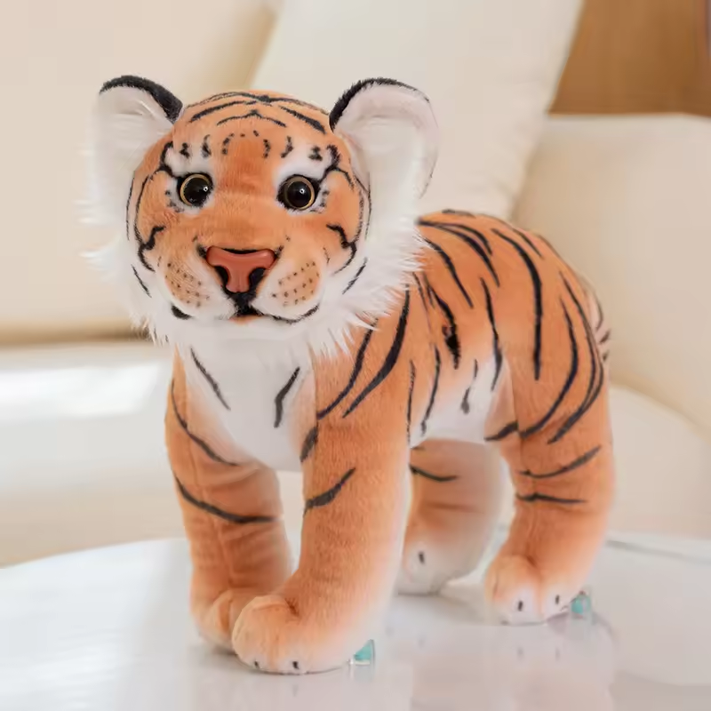 Adorable Lifelike Tiger Plush Toy