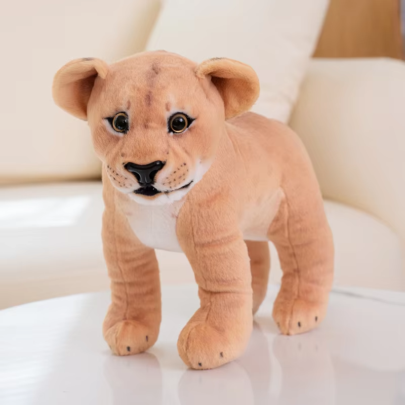 Adorable Lifelike Lioness Plush Toy