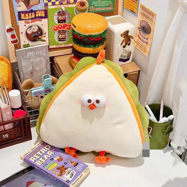 Chicken Triangle Sandwich Plush