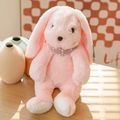 Soft Fluffy Pink Bunny Plush