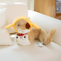 Adorable Fluffy Snake With Hat Plush
