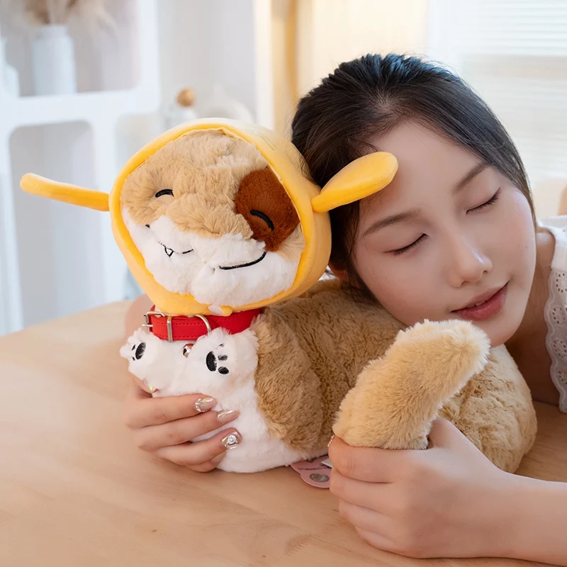 Adorable Fluffy Snake With Hat Plush