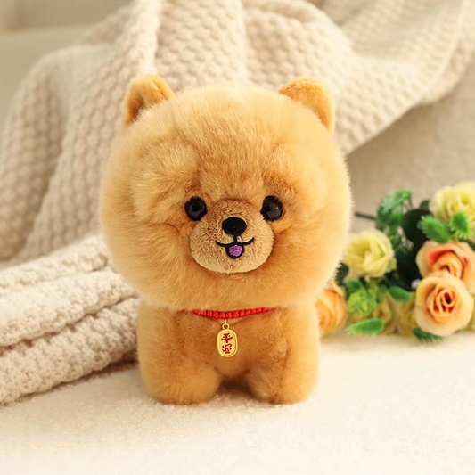 Small Chow Chow Big Head Fluffy Plush