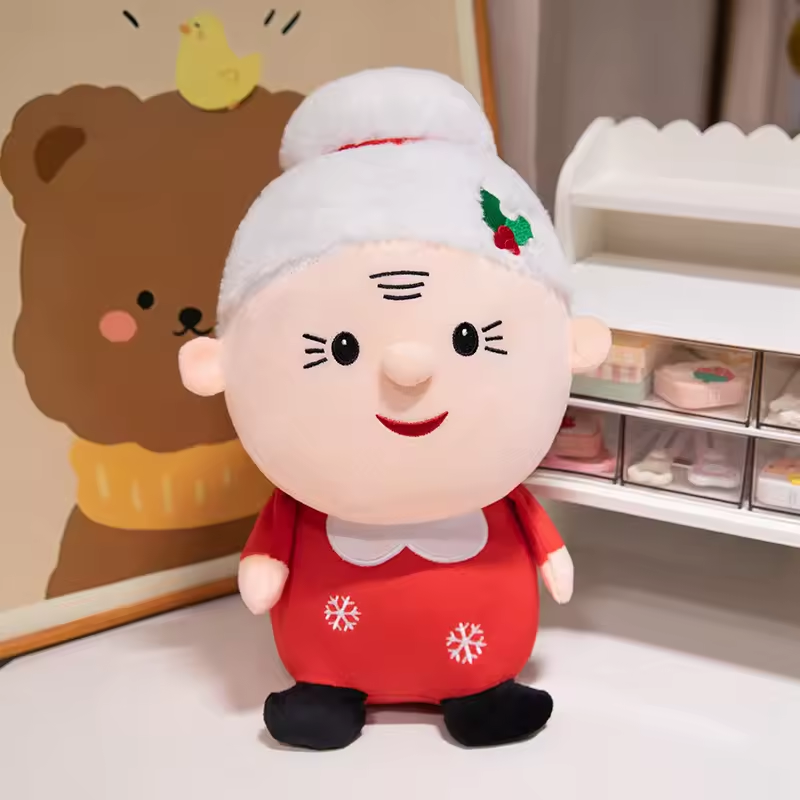 Adorable Christmas Grandma Plush