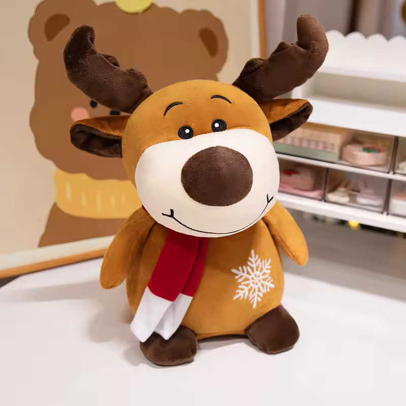 Adorable Christmas Reindeer Plush