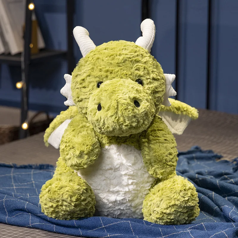 Green Fuzzy Dragon Plush