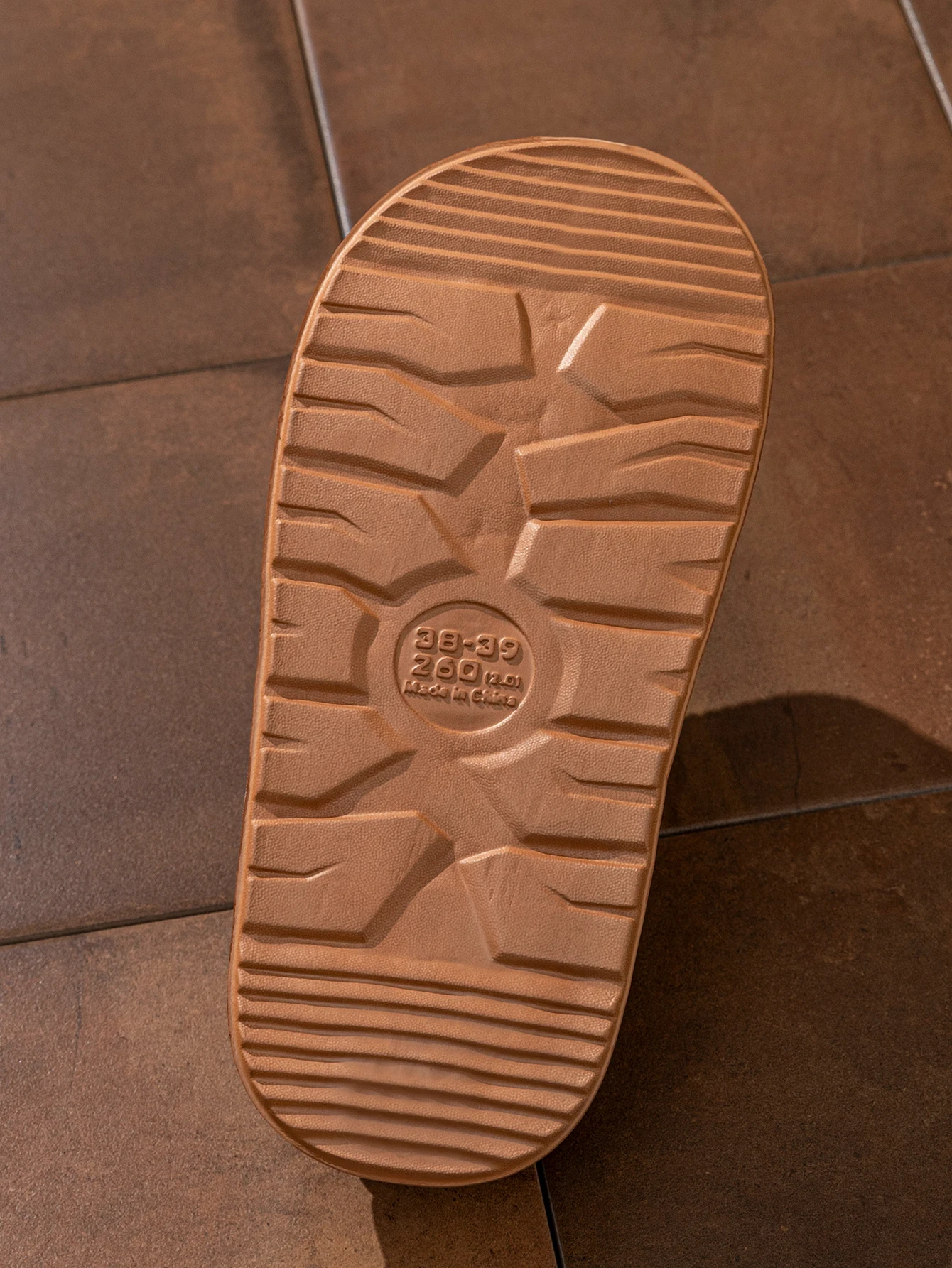 Brown Warm Fluffy Slippers