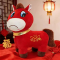 Sad Festive Chinese Horse Plush