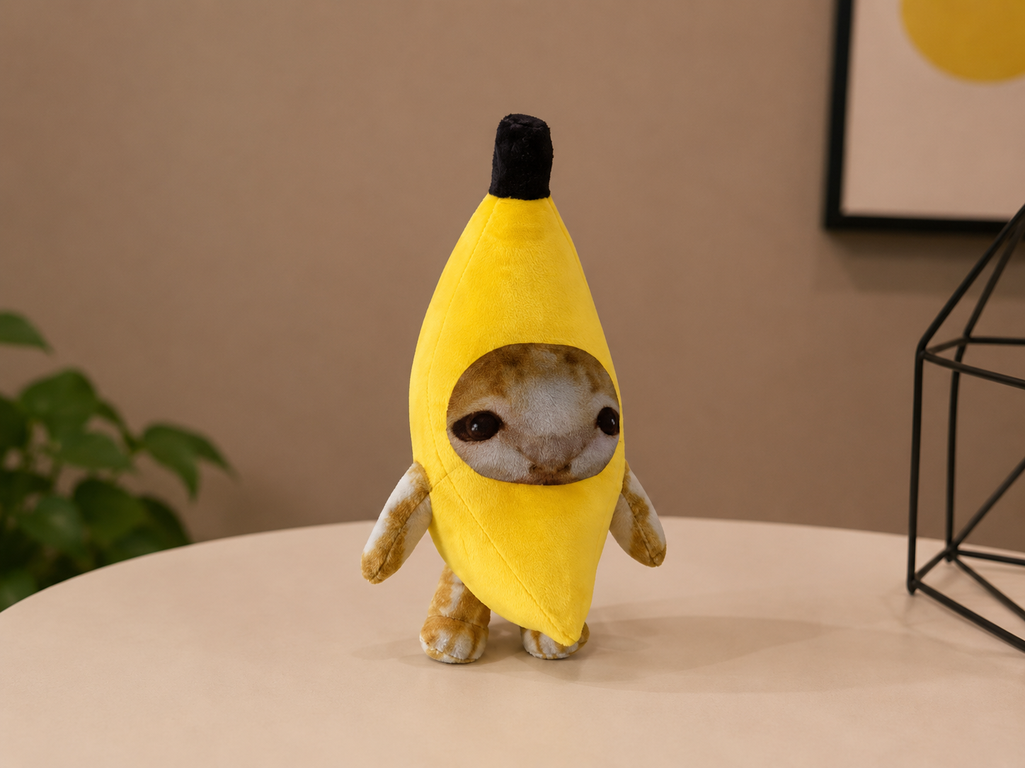 Banana Cat Meme Plush