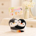 Hugging Penguins Couple Keychain