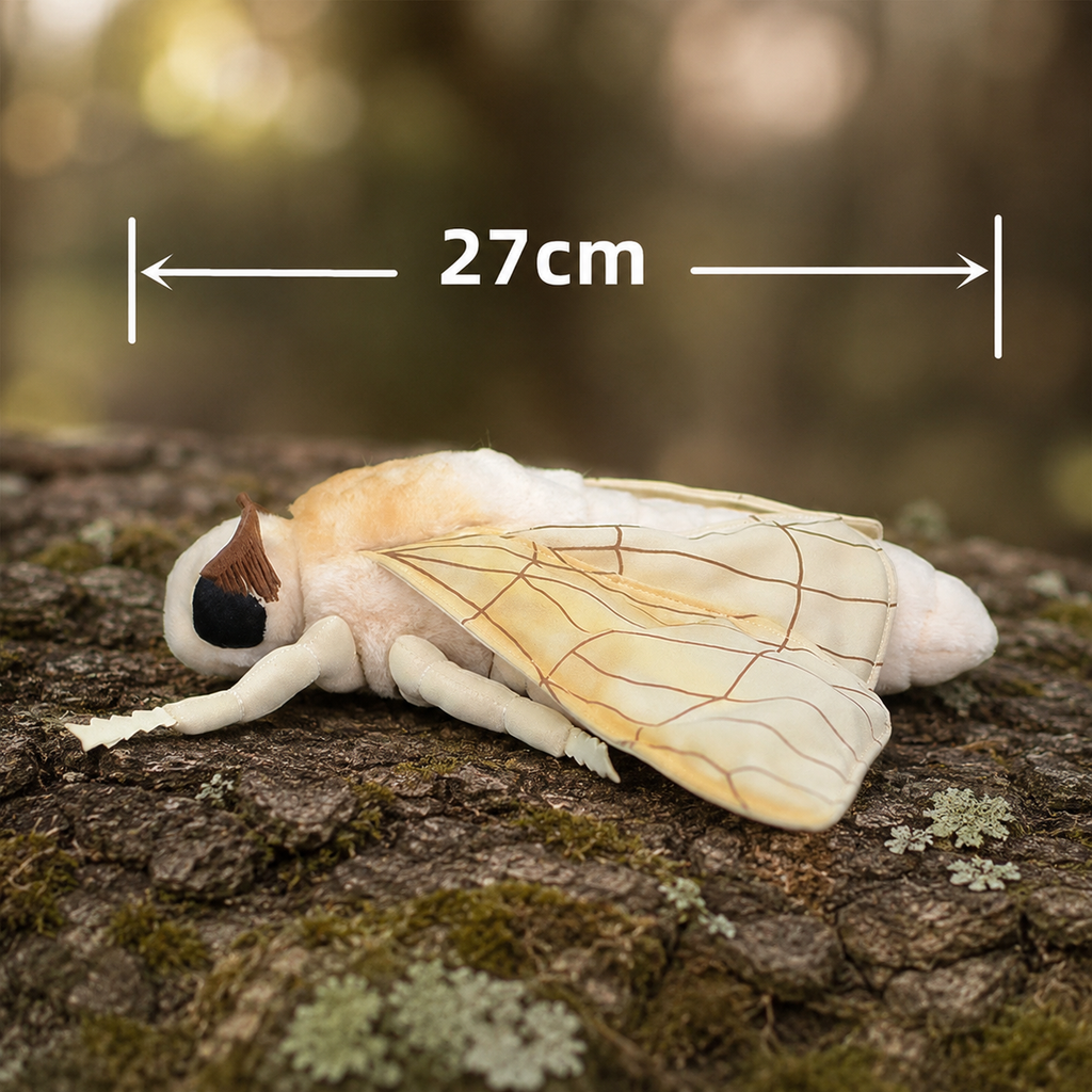 Realistic Moth Plush