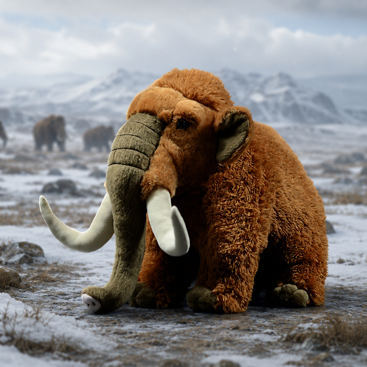 Realistic Mammoth Plush