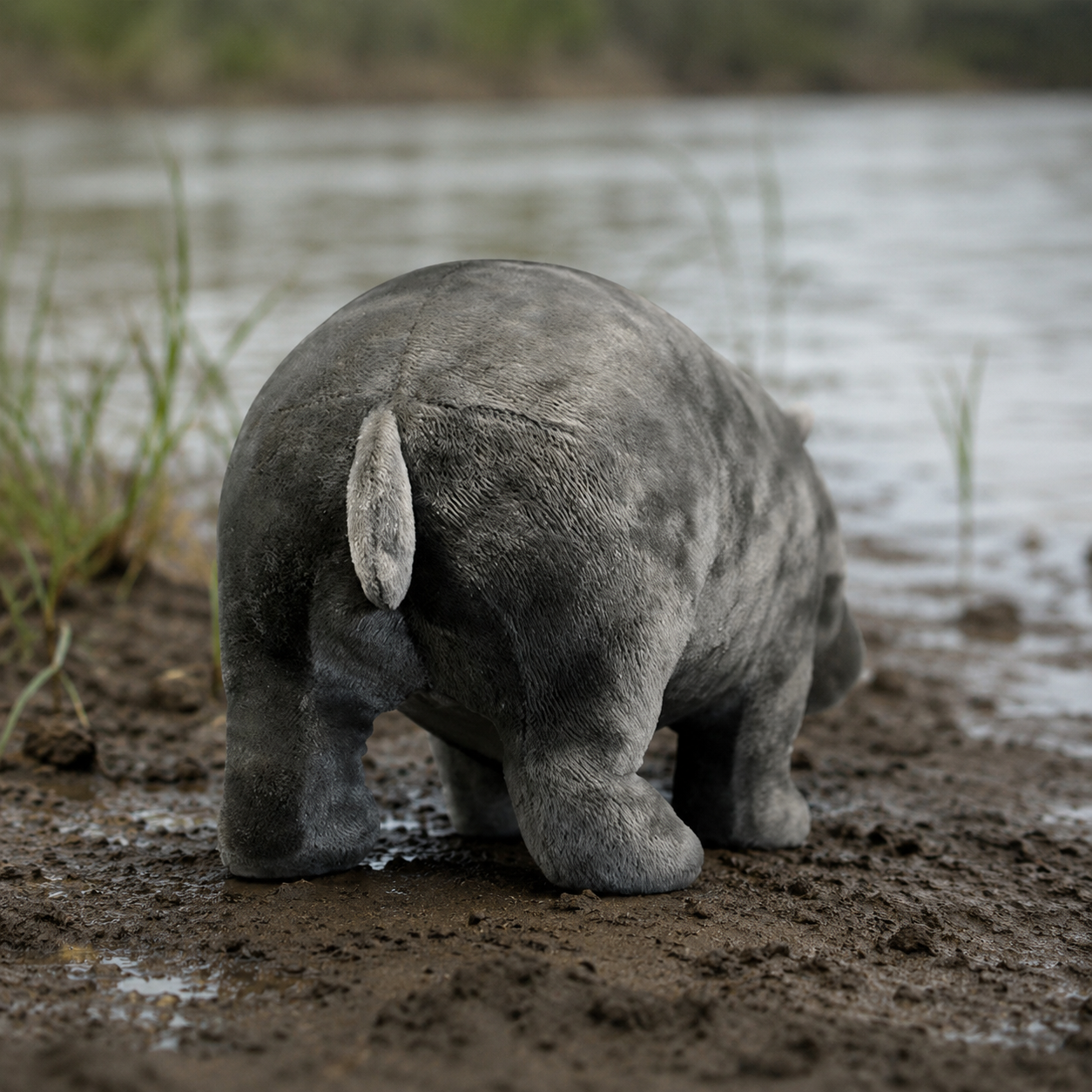 Realistic Hippopotamus Plush